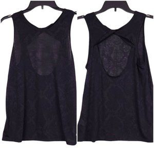 Joy Lab Snakeskin Burnout Tank Top Wmn Activewear